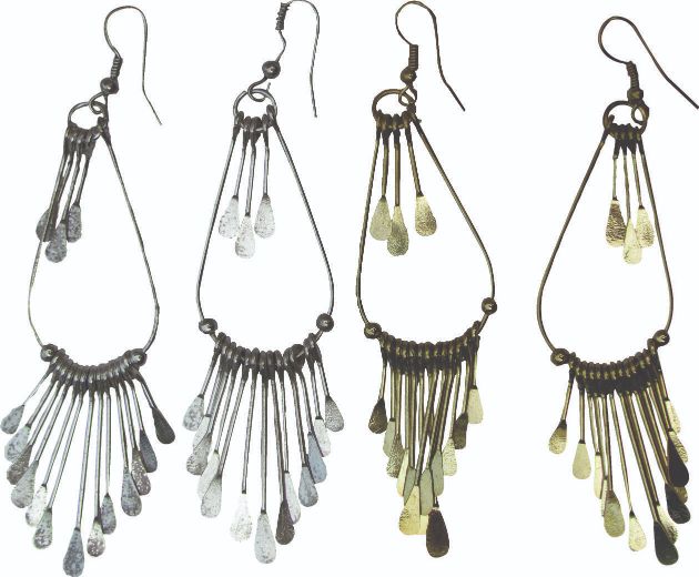Dangly Metal Earrings