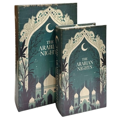 Set of 2 Book Boxes 'The Arabian Nights'