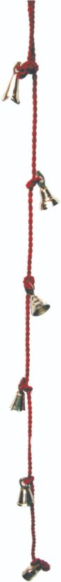 String of 6 Assorted Shaped Bells