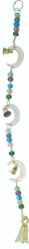 3 half moons bells,beads & big bell.