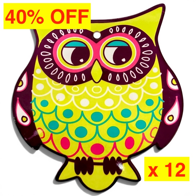 40% OFF - 12pcs Owl Trivets