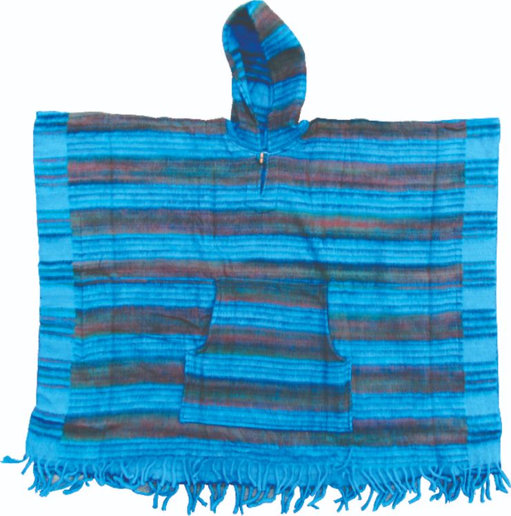 Hill Queen Kaftan Poncho with Hood