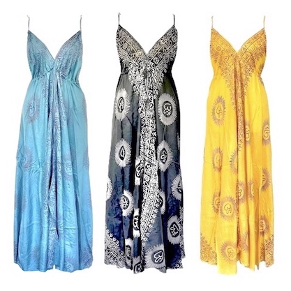 Ram Nami Design Adjustable Strap Maxi Dress