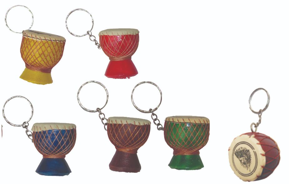 Mini Drum Keyring Assorted