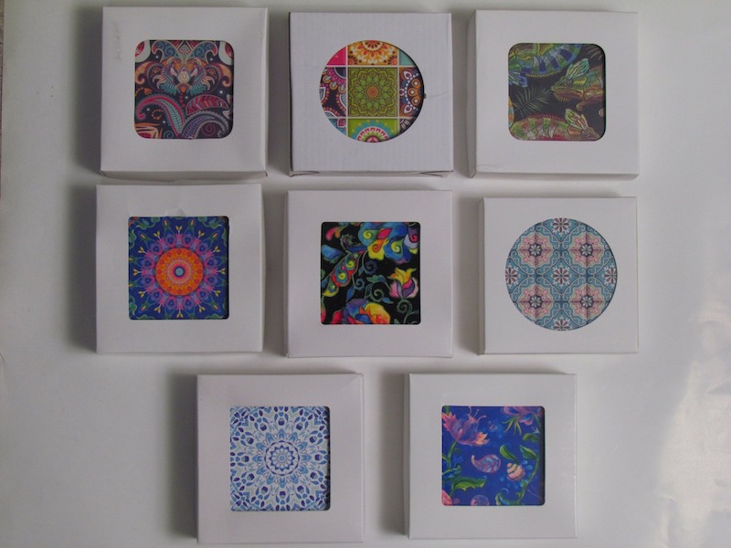 Ceramic Coasters (Set of 4) Assorted