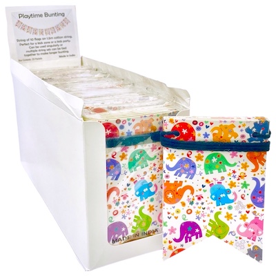 30% OFF - Playtime Paper Buntings Display Box of 20