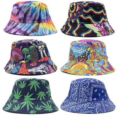 Printed Bucket Hat Assorted