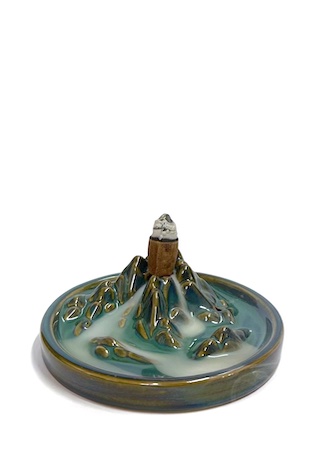 Misty Mountains Ceramic Backflow Holder Round Assorted