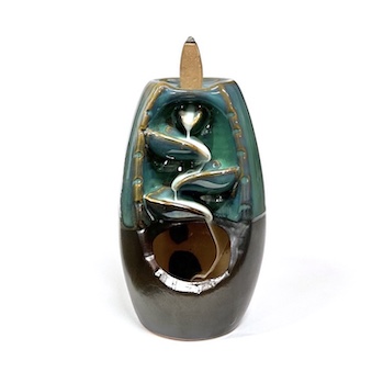 Tower Ceramic Backflow Burner Green/Black