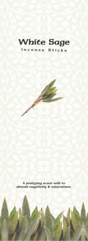 WHITE SAGE INCENSE STICKS HEXA