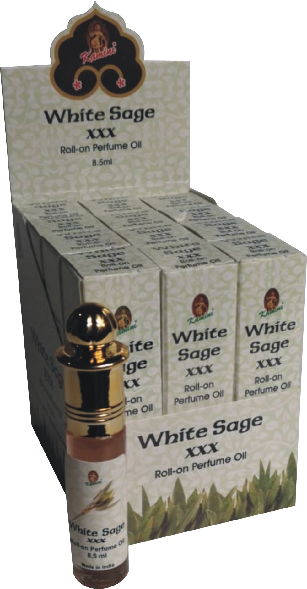White Sage xxx 8.5ml Perfume Oils Box Of 12