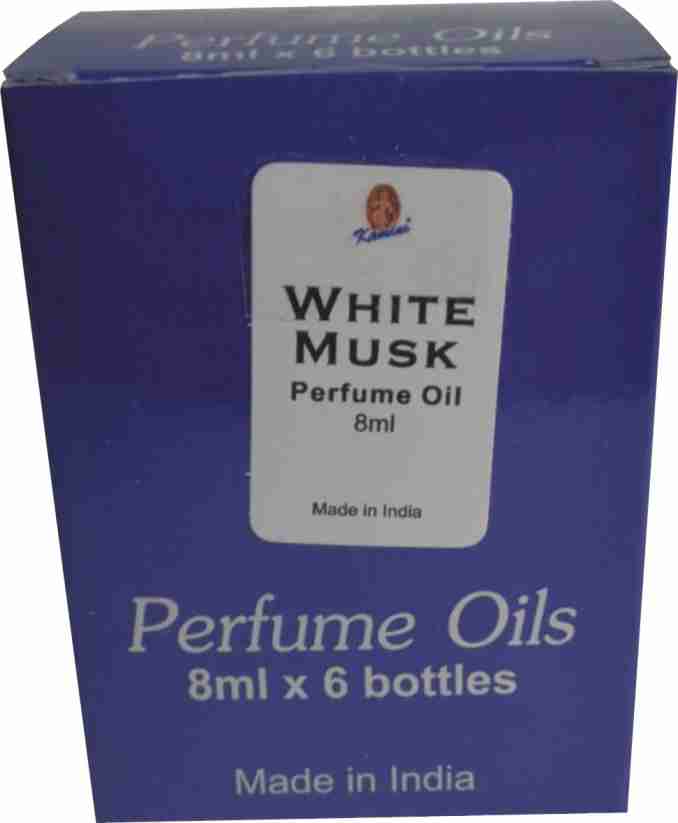 Kamini White Musk Perfume Oils Box Of 6