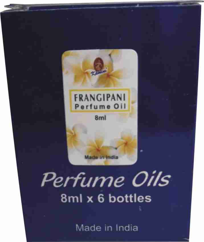 Kamini Frangipani Perfume Oils Box Of 6