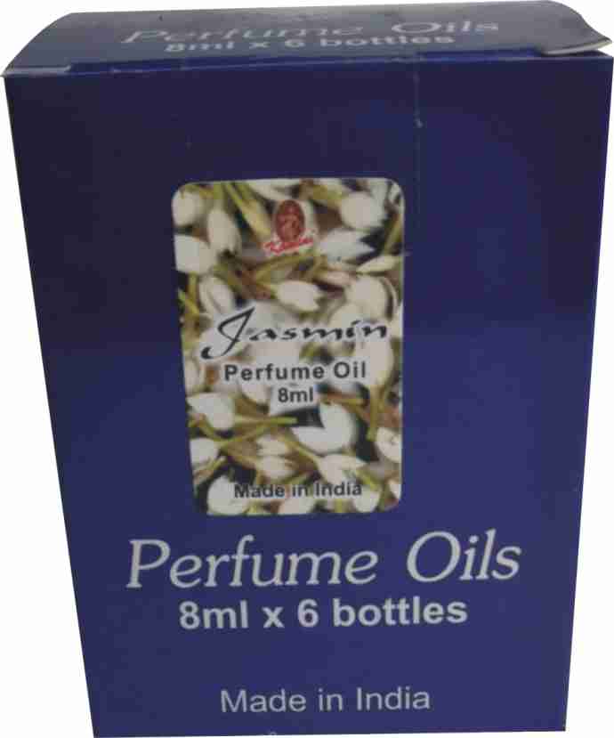 Kamini Jasmine Perfume Oils Box Of 6