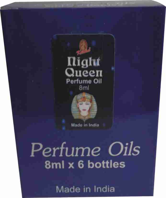 Kamini Night Queen Perfume Oils Box Of 6