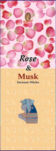  ROSE & MUSK INCENSE STICKS SQ 
