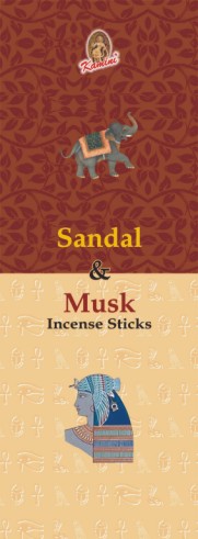 SANDAL & MUSK INCENSE STICKS SQ