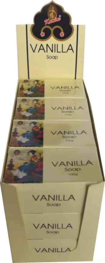 KAMINI VANILLA 100G SOAPS - BOX OF 12