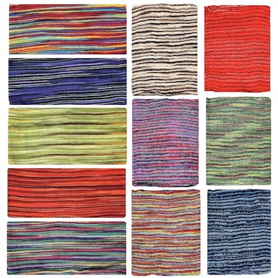 Colourful Stretchy Cotton Nepalese Headband Mix of Stitched/Unstitched