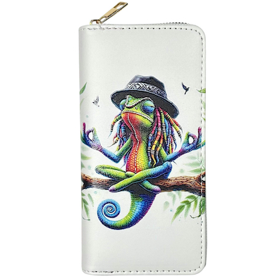 Chameleon Large Digital Print Purse