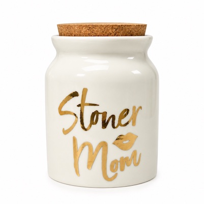 Stoner Mom Ceramic Stash Jar