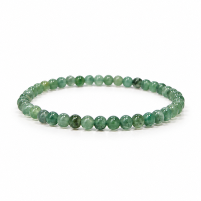 4mm Green Aventurine Beaded Bracelet