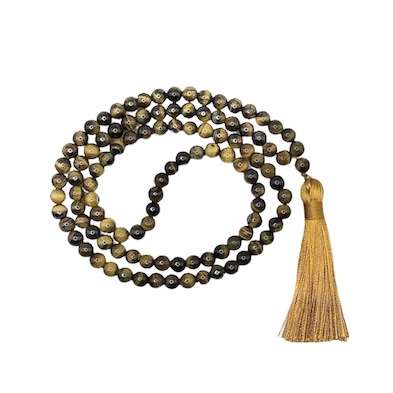 8mm Tiger's Eye Mala Beads