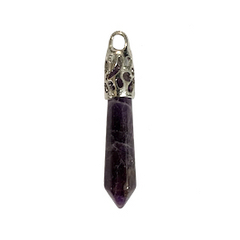 Large Amethyst Pencil Pendant