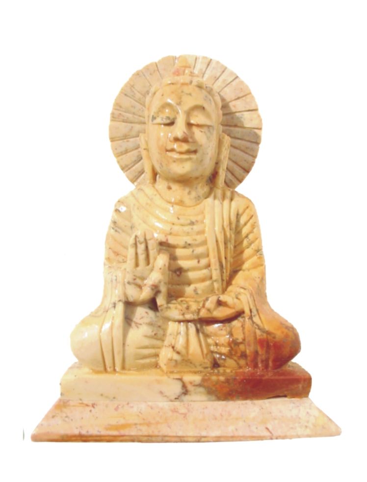 4.5 inch Soapstone Buddha statue