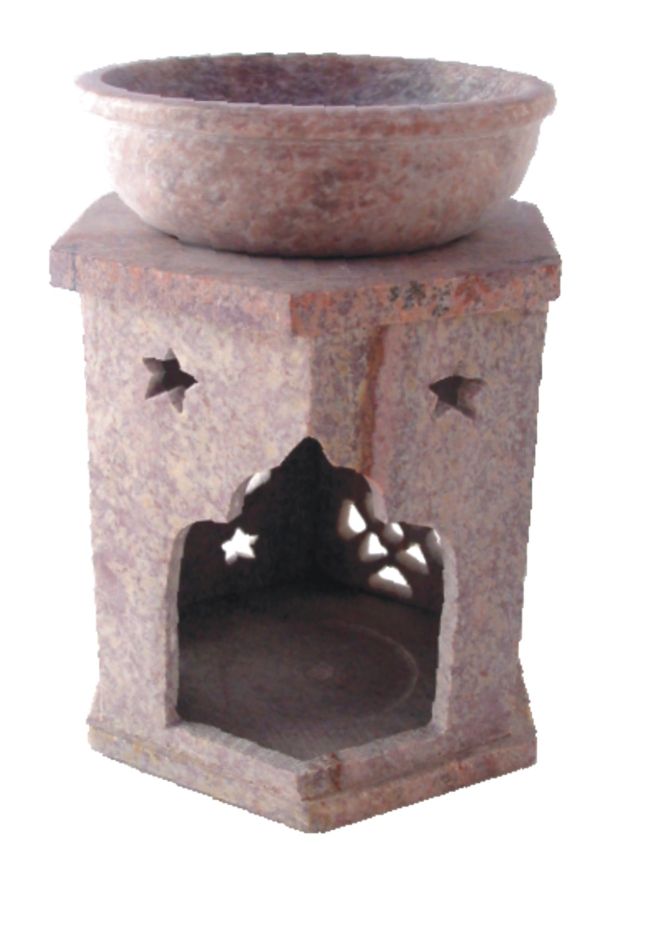 Hexagonal shape oil burner 