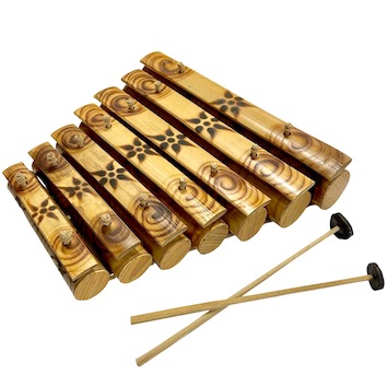 Large Bamboo Xylophone Instrument
