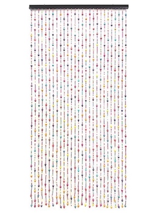 Wooden Beaded Door Curtains Multicolour