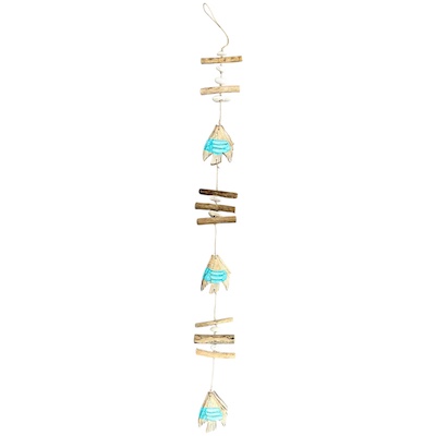 3 x Fish Drift Wood Hanging